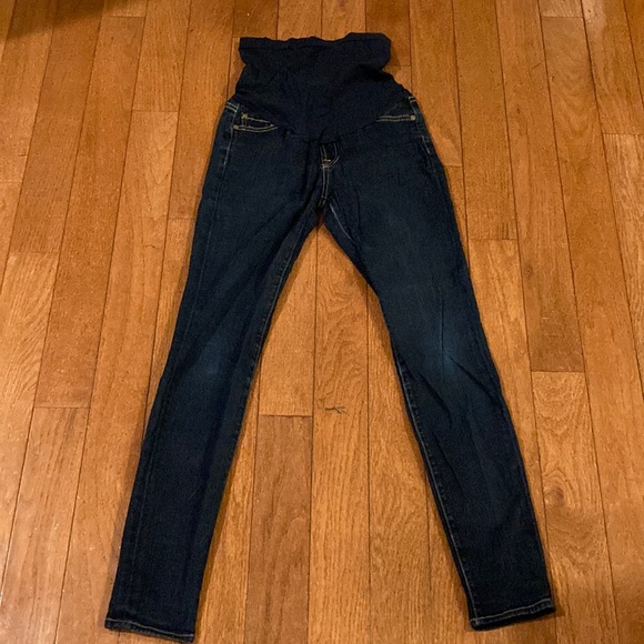 HP 7 For All Mankind Pea in the Pod Secret Fit Belly Maternity Skinny Jeans - 28 - Picture 2 of 8